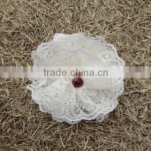 White Custom Handmade Artificial Flower Corsage/decorative Flower for Dresses thumbnail-6