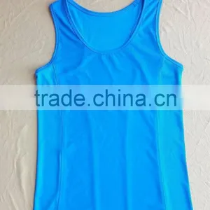 NEW DESIGN 2016 OF WOMEN TANK TOP , HEATHER FABRIC 92% POLY-8%SPANDEX thumbnail-1