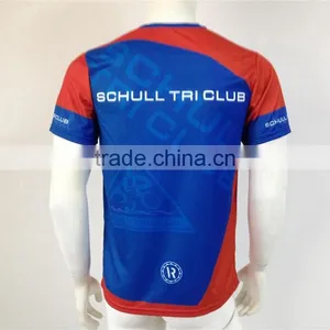Fashion Custom Economic Best Quality Sublimation t Shirts Running Design Wholesale Leisure Tech Tee thumbnail-5