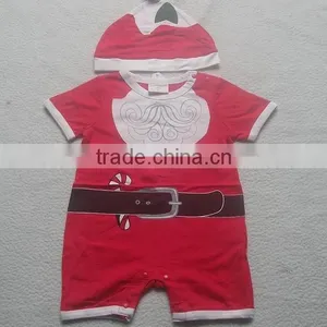 2015 New Baby Christmas Clothes,baby Romper Blank With Hat thumbnail-2