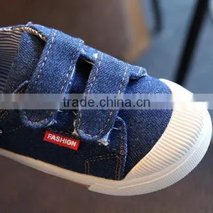 Zm35395a Fashion Children Boys Jeans Canvas Shoes Wholesale thumbnail-5