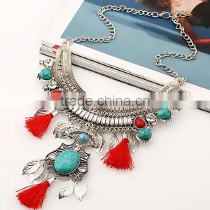 F20033N Latest Design Beads Necklace Colorful and Beautiful Necklace thumbnail-2