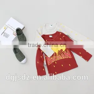 Hot Sells Kids Carton Printed Long Sleeve 100% Cotton t Shirt Kids Clothing thumbnail-4