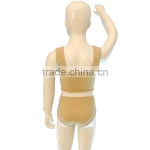 Nude Kids Underwear Sets Cheap Seamless Underwear Girl's Camisole Boxer Sets thumbnail-3