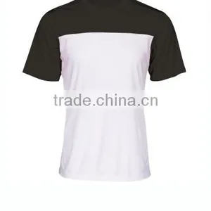 140gsm Jersey Men's Custom t Shirt With Double Color Pieces Stitching thumbnail-2