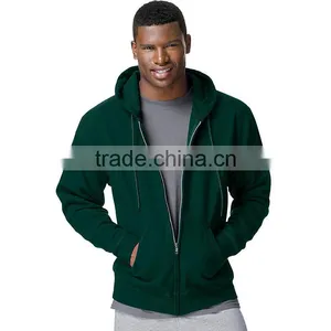 Latest Design Custom Zip Up Cheap Price Fashion Men's Clothing Bulk Plain Hoodies thumbnail-2