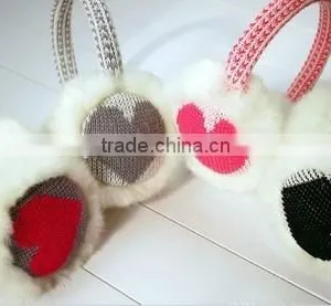 Lovely Pattern Knitted Earmuff thumbnail-1