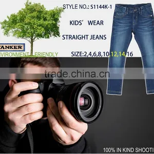 Deep Indigo Baby Kids Boys Girls Handcraft Pants Trousers Jeans thumbnail-1