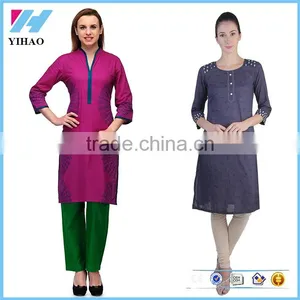 Wholesale Fitness Apparel Ladies Fancy Long Kurta thumbnail-1