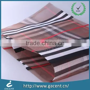 Colorful Plaid Nylon Mesh Fabric for Baby Carriage Lining thumbnail-2
