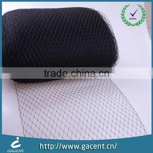 One Layer Bridal Veil Russian Netting Chiffon Floral Hair thumbnail-3