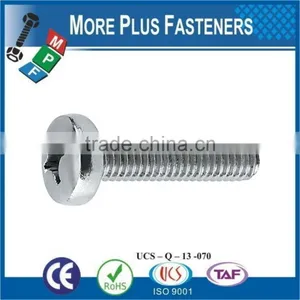 Made In Taiwan DIN 7985 Cross Recessed Raised Fillister Head Screw DIN 7985 thumbnail-4