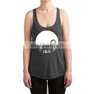 OEM Woman Clothing 2017 Latest Summer Design Yoga Sports Gym Stringer Tank Top Custom Designn in Bulk thumbnail-1