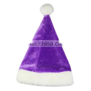 Sepecial Purple Hat Christmas Santa Hats Upscale Santa Hat for Children Christmas thumbnail-1