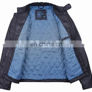 Latest Fashion Mens Thick Padded Softshell pu Motocycle Clothing thumbnail-2