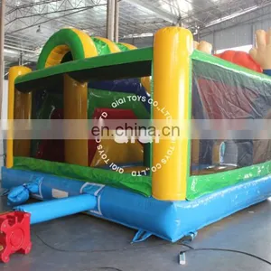 4 in One Jumping Pad Children's Games Combo With Slide Baby Bouncer thumbnail-3