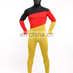 Mens Womens Zentai Germany German Flag Zentai Suit Skin Costume All Sizes thumbnail-1