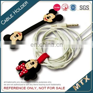 Soft Pvc Cell Phone Headphone Cable Cord Holder thumbnail-4