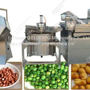 Fried Food Seasoning Machine|Automatic Fried Peanuts Seasoning Machine|Fried Snack Nuts Flavoring Making Machine thumbnail-3
