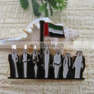 United Arab Emirates National Day Gift we Make Custom Metal Badges Label Pin Magnet Badge National Flag Pin Badge thumbnail-1