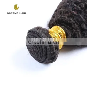 Express China Factory Natural Black Brazilian Human Hair Sew in Weave Bundles Brazilian Kinky Curly Unprocessed Virgin h thumbnail-4