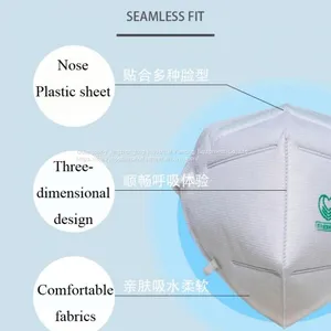 Whole Sale Disposable Protective Mask KN95 Virus Protection Mask Dust and Fog thumbnail-3