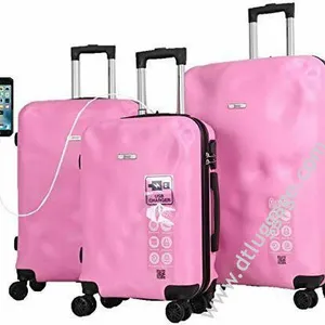 New Design High Quality PC Trolley Travel Hardcase Luggage Siutcase thumbnail-2