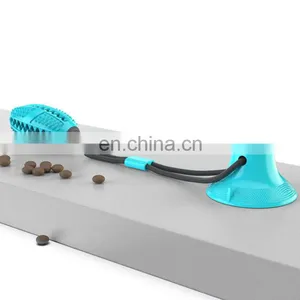 Multifunction Pet Molar Bite Toy Food Dispensing Suction Cup Dog Toy thumbnail-6
