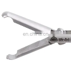 Geyi Autoclavable Laparoscopic Nnstruments 10mm Anastomotic and Tractive Grasping Forceps thumbnail-2