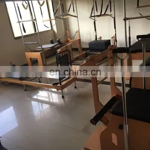 Wood Pilates Reformer Machine Cadillac Reformer With Full Trapeze SNP11 thumbnail-3