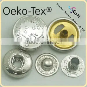 Custom Metal Spring Snap Button for Coats thumbnail-1