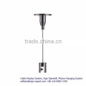 Cable Hanging Display Suspension Wire Sign Holder thumbnail-3