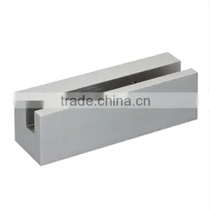 Side Clamp Aluminium Glass Sign Fixing Holder thumbnail-2