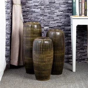Hand Engraving Sculpture Chinese Southeast Asia Style Ceramic Vase For Bedroom Decor thumbnail-1