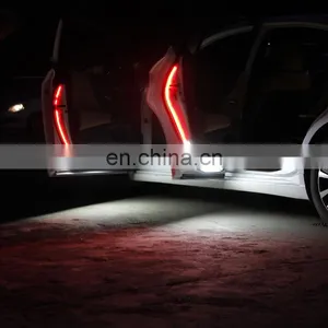 Led Car Door Light Strip 120cm Strobe Warning Streamer Welcome Lamp Waterproof Auto Decorative Ambient Atmosphere Lights 12v New thumbnail-3
