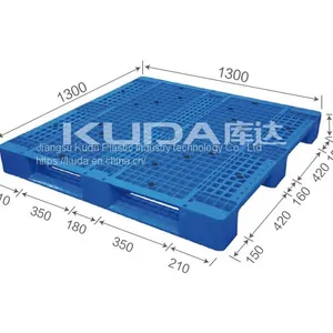 Leading Pallet Supplier 1313B WGCZ PLASTIC PALLET（BUILT-IN STEEL TUBE）from China thumbnail-1