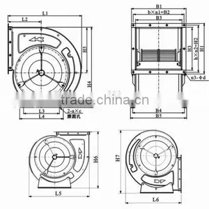 High Quality Smoke Ventilation Fans for Building Use thumbnail-3