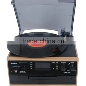 2016 Top Sale Gramophone Record Player CD USB Play Radio Play thumbnail-1