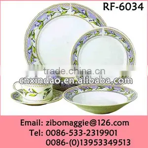 Professional Hot Sale Flower Designed Personalized Ceramic Teaware for Tableware thumbnail-1