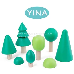 Special Yiwu Small Mini Quality Wooden Christmas Tree Toys thumbnail-1