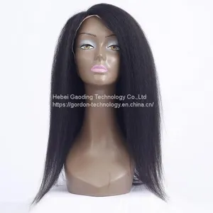 Kinky Straight Natrual Color Human Hair Wig Supplier thumbnail-1