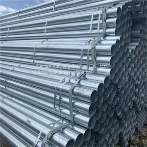 Yunnan Galvanized Steel Pipe Wholesale Q235 Hot Dip Galvanized Steel Pipe Greenhouse Vegetable Steel Pipe Specifications Are Complete thumbnail-2