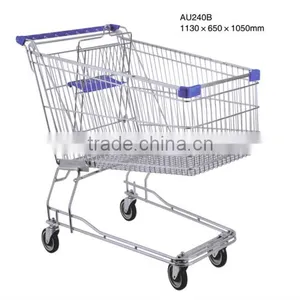 Australia Style Smart Classcial Steel Unfolding 100L Shopping Trolley thumbnail-6