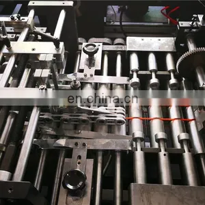 ZF80 Automatic Zigzag Eyeglass Paper Envelope Folding and Gluing Machine, M Fold Lens Bag Pasting Making Machine thumbnail-3