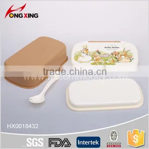 Whoseware Cartoon Design Plastic Children Lunch Box With Spoon thumbnail-3