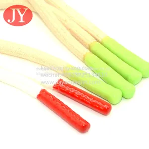 Custom Silicone Dipped Shoelace Tipping Cotton Shoolace Dipping Aglet Tips thumbnail-4
