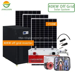 40KW Off Grid Solar System 710W Panels thumbnail-1