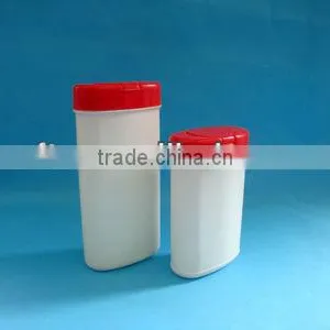 Flat Plastic Ontainer for Wet Wipes With Flip Top Cap thumbnail-1