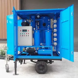 Mobile Enclosed Transformer Oil Purification Treatment Plant Mounted On Trailer thumbnail-1