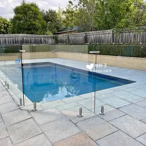 Tempered Glass Pool Fences 6mm 8mm 10mm 12mm for Pool Fence / Balustrade /Tempered Glass for Swimming Pool Fencing thumbnail-4